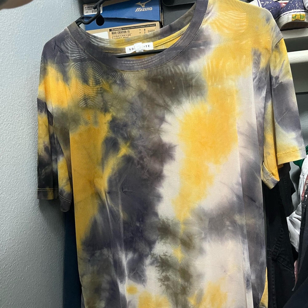 Sheer Tie-Dye T-Shirt